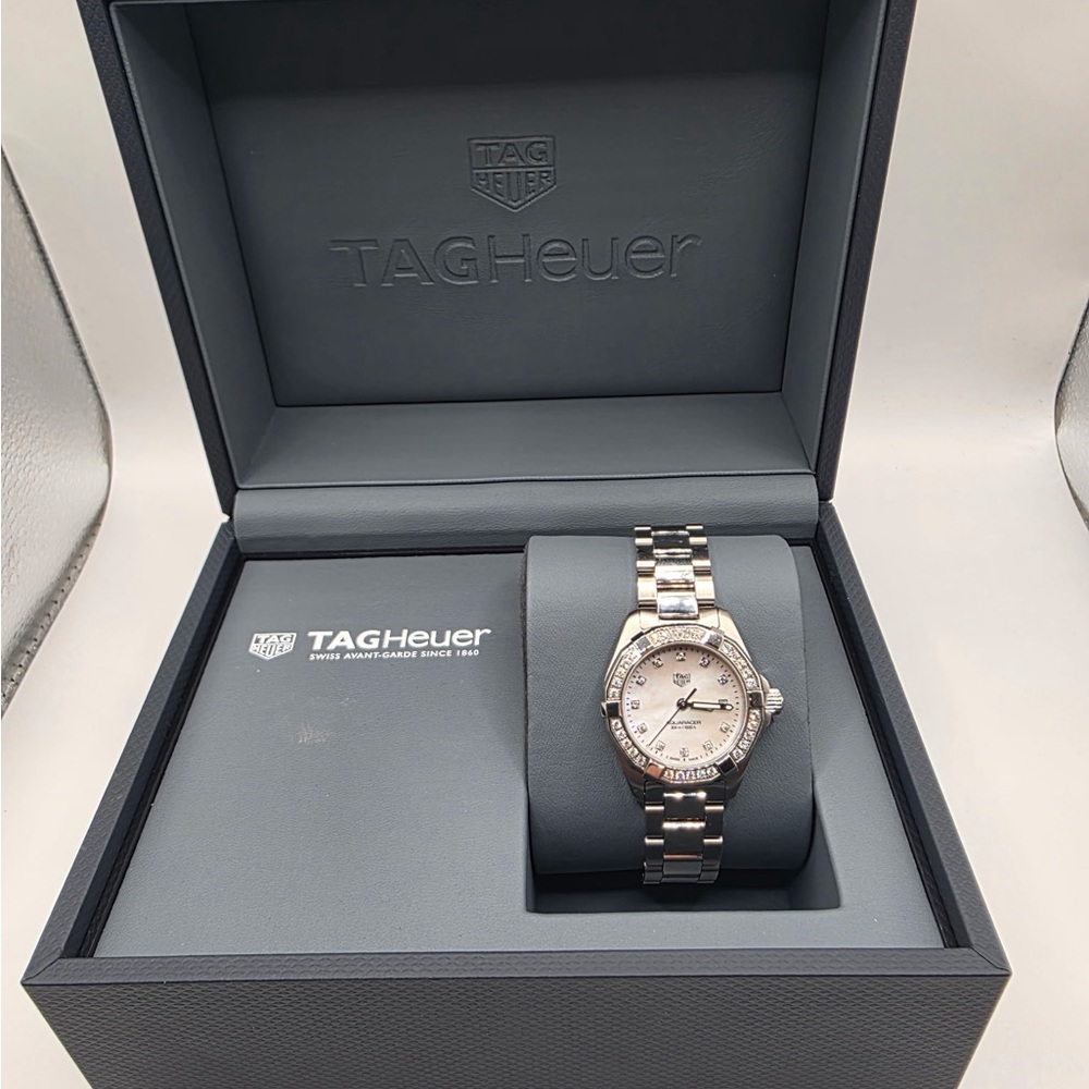 Authentic TAG Heuer Aquaracer 27mm Diamond Ladies Watch